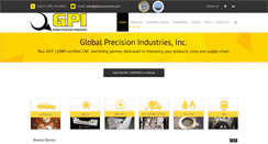 Desktop Screenshot of global-precision.com