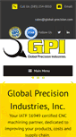 Mobile Screenshot of global-precision.com